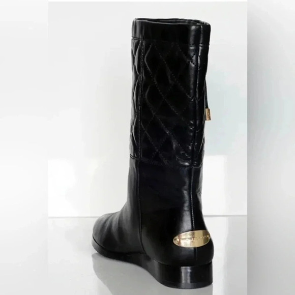 Michael Kors black leather boots size 5 1/2 - Picture 8 of 11